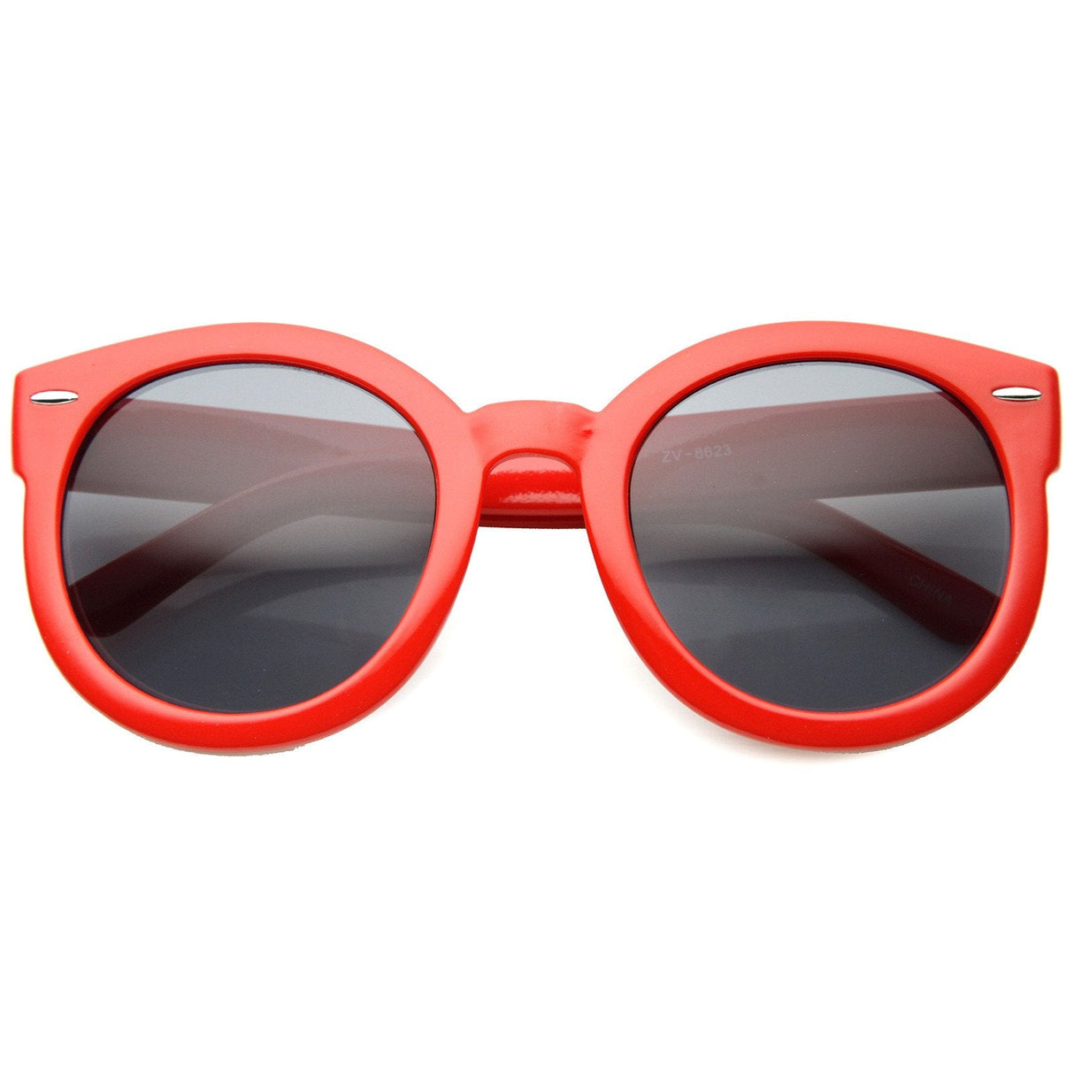 Womens Designer Round Oversize Retro Fashion Sunglasses 8623 from zeroUV