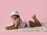 FUN IN THE SUN DREAM SMOCKED TANKINI TWO PIECE SWIM SUIT from DREAM BIG LITTLE CO