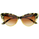Womens Fashion Hot Tip Pointed Vintage Cat Eye Sunglasses 8371 from zeroUV
