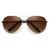 Large Round Full Metal Aviator Sunglasses 1373 58mm from zeroUV