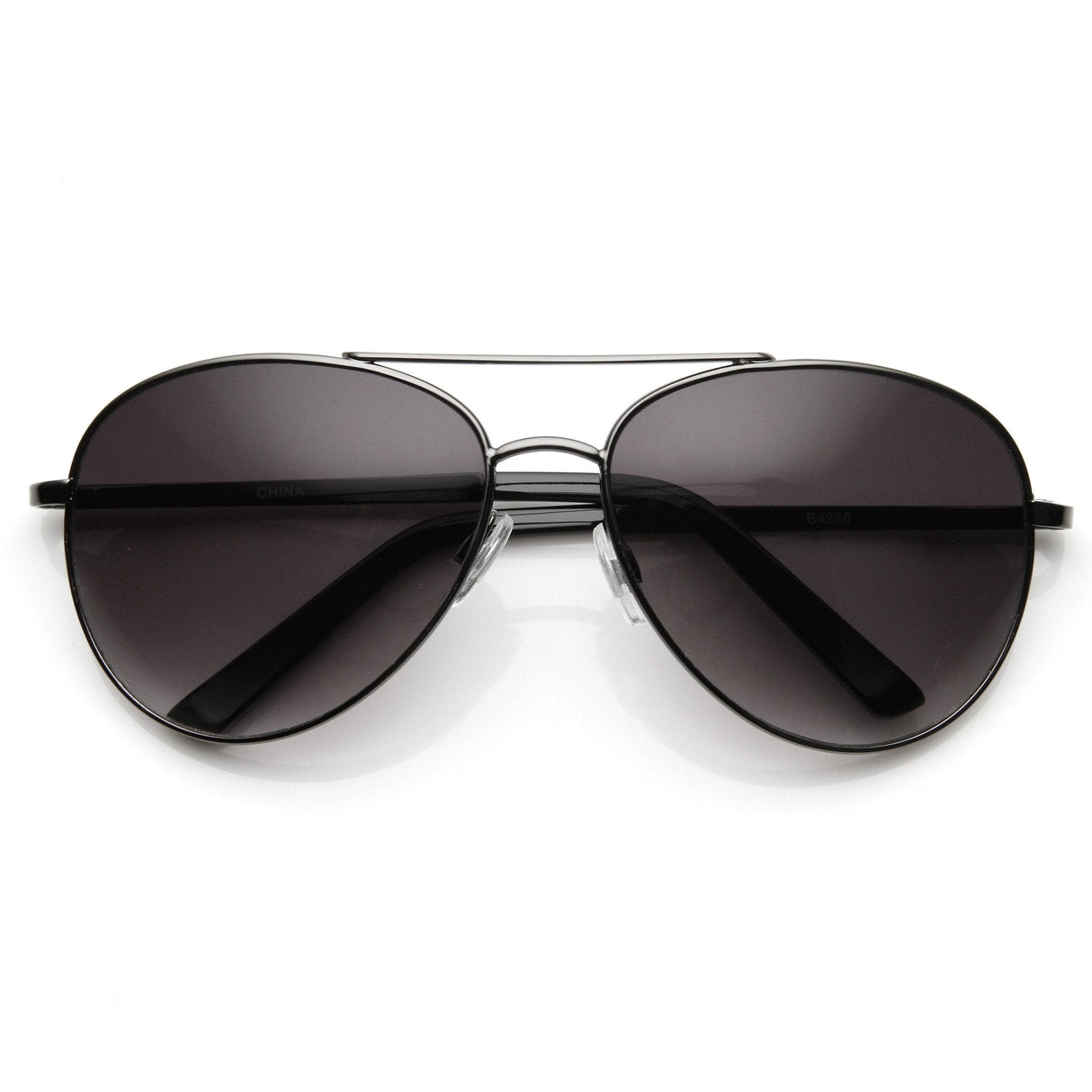 Large Round Full Metal Aviator Sunglasses 1373 58mm from zeroUV