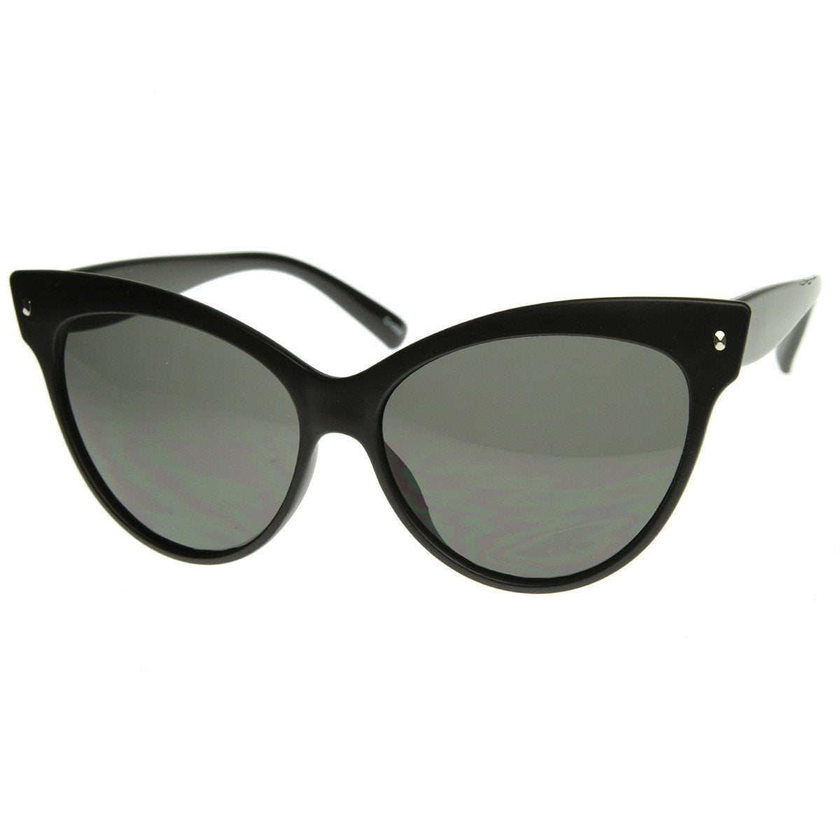 High Pointed Tip Inset Frame Oversize Cat Eye Sunglasses 8462 from zeroUV