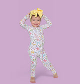 BOW GARDEN DREAM RUFFLE ROMPER from DREAM BIG LITTLE CO