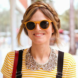 P3 Dapper 1920's Vintage Inspired Round Sunglasses 8637 from zeroUV