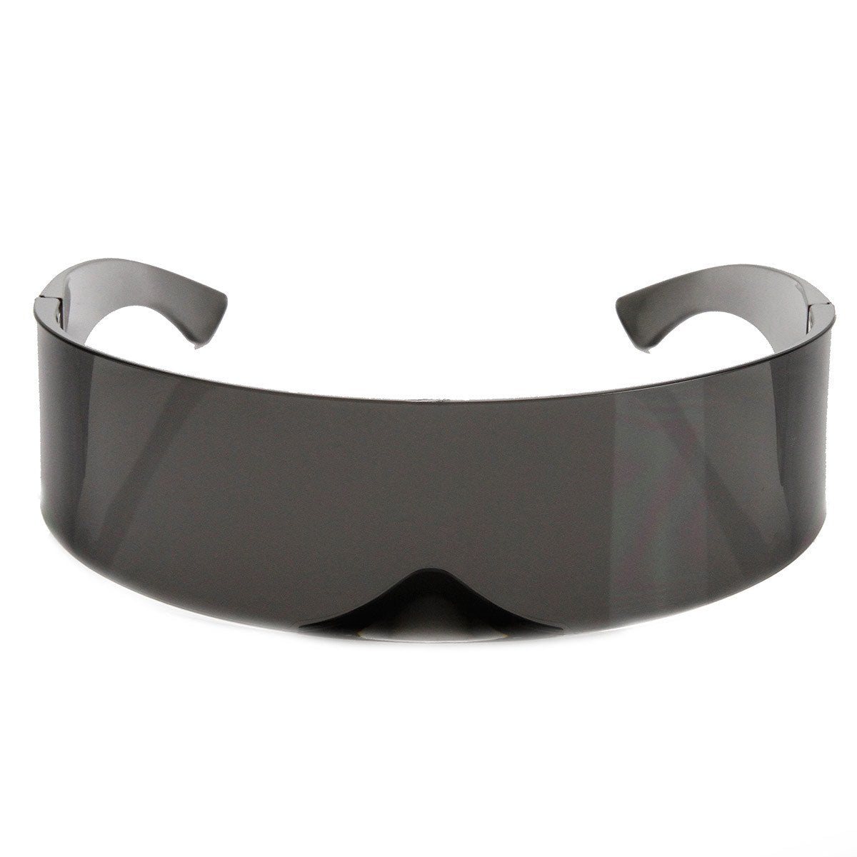 Futuristic Retro Mirror Wrap Around Shield Sunglasses 8762 from zeroUV