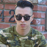 P3 Dapper 1920's Vintage Inspired Round Sunglasses 8637 from zeroUV