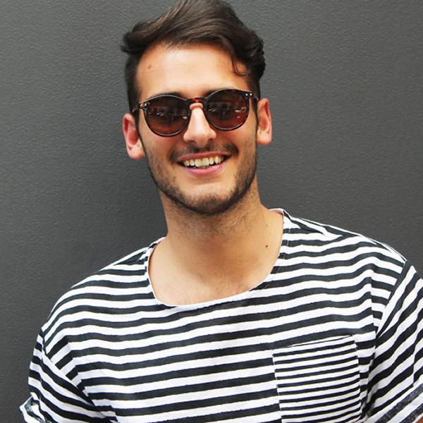 P3 Dapper 1920's Vintage Inspired Round Sunglasses 8637 from zeroUV