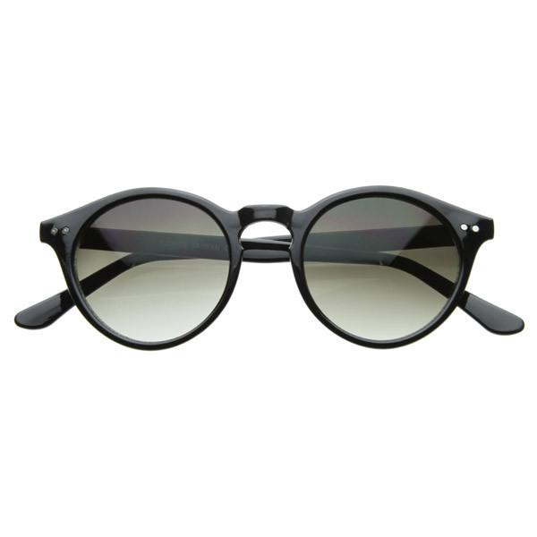 Vintage Inspired Key Hole Round Spectacles P3 Sunglasses 7055 from zeroUV