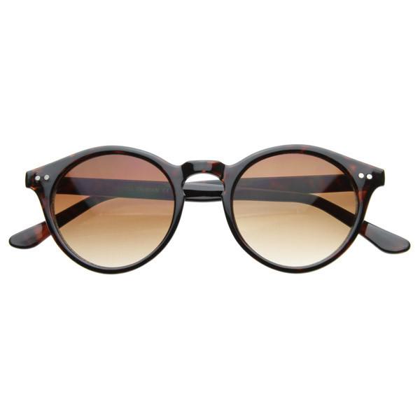 Vintage Inspired Key Hole Round Spectacles P3 Sunglasses 7055 from zeroUV