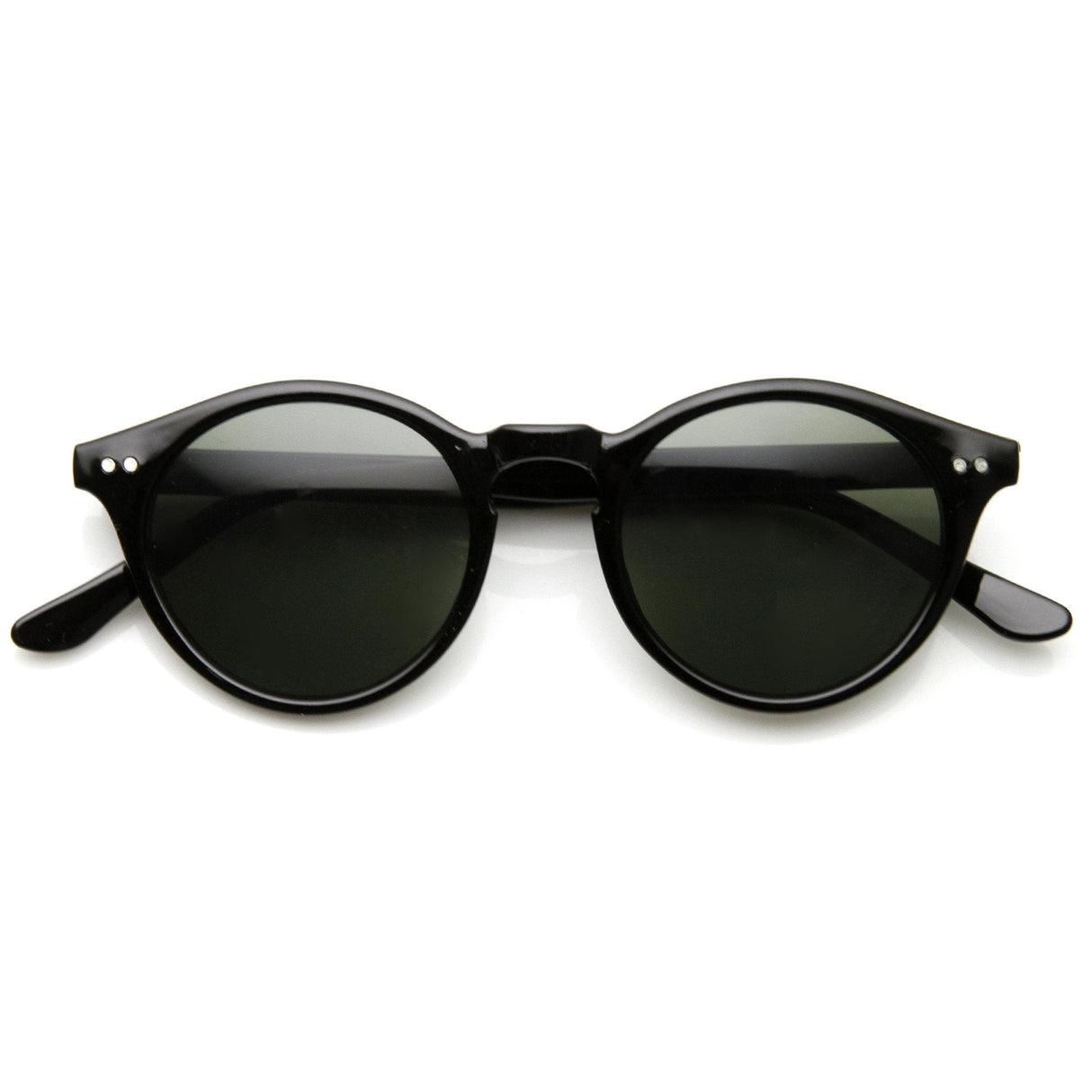 Vintage Inspired Key Hole Round Spectacles P3 Sunglasses 7055 from zeroUV