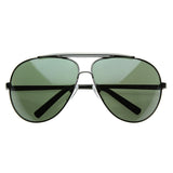 Extra Large Metal Oversize Frame Aviator Sunglasses 1580 70mm from zeroUV