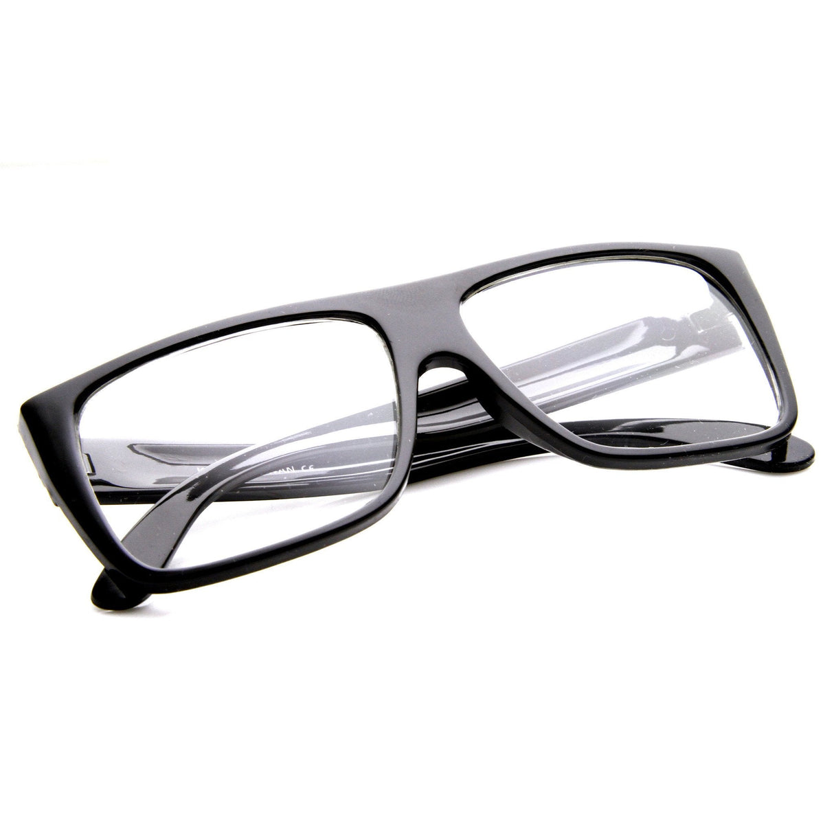 Flat Top Square Clear Lens Fashion Glasses 8807 from zeroUV