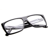 Flat Top Square Clear Lens Fashion Glasses 8807 from zeroUV