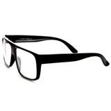 Flat Top Square Clear Lens Fashion Glasses 8807 from zeroUV