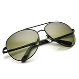 Large Round Full Metal Aviator Sunglasses 1373 58mm from zeroUV