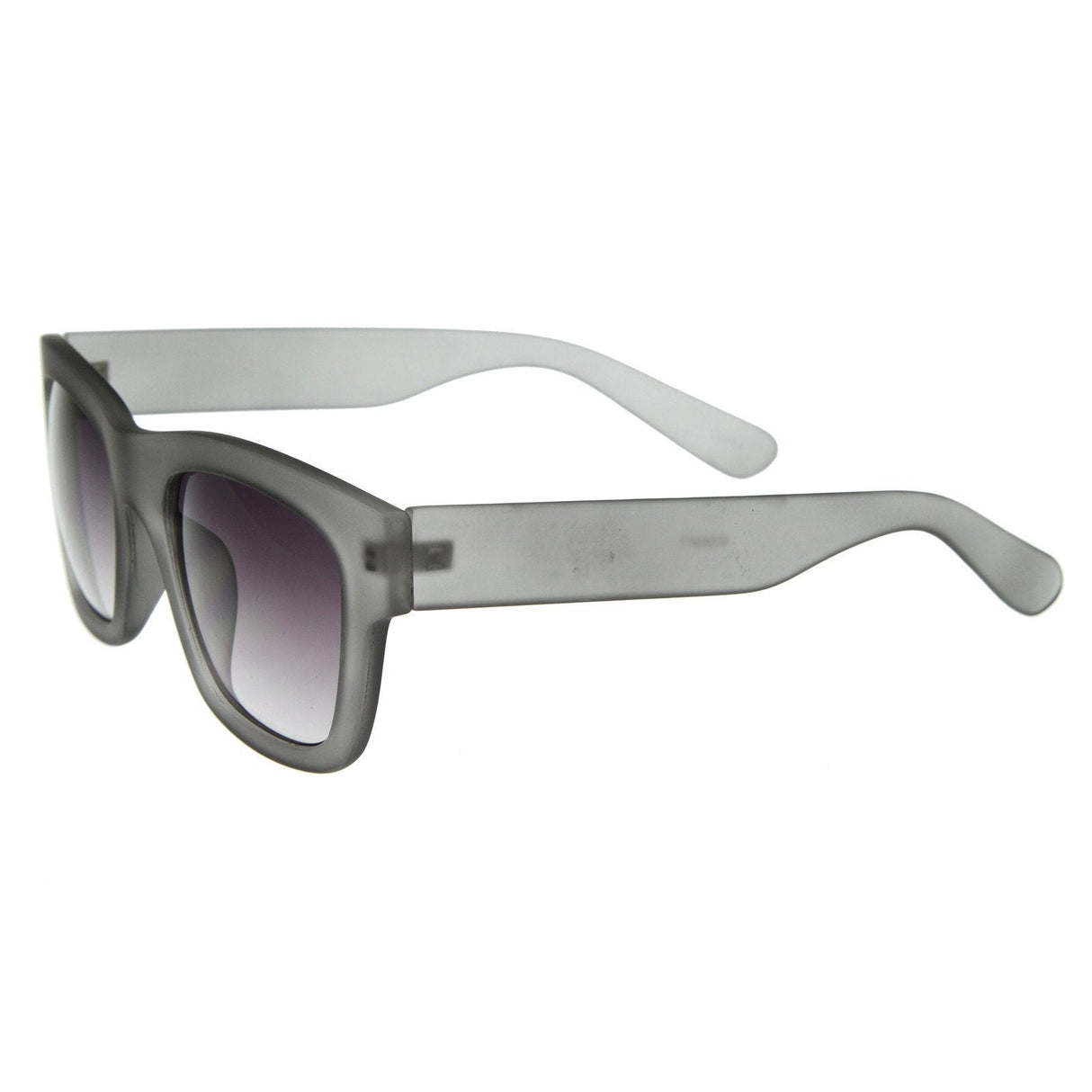 Artist Indie Hipster Fashion Soft Rubber Horned Rim Sunglasses 8355 from zeroUV