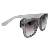 Artist Indie Hipster Fashion Soft Rubber Horned Rim Sunglasses 8355 from zeroUV