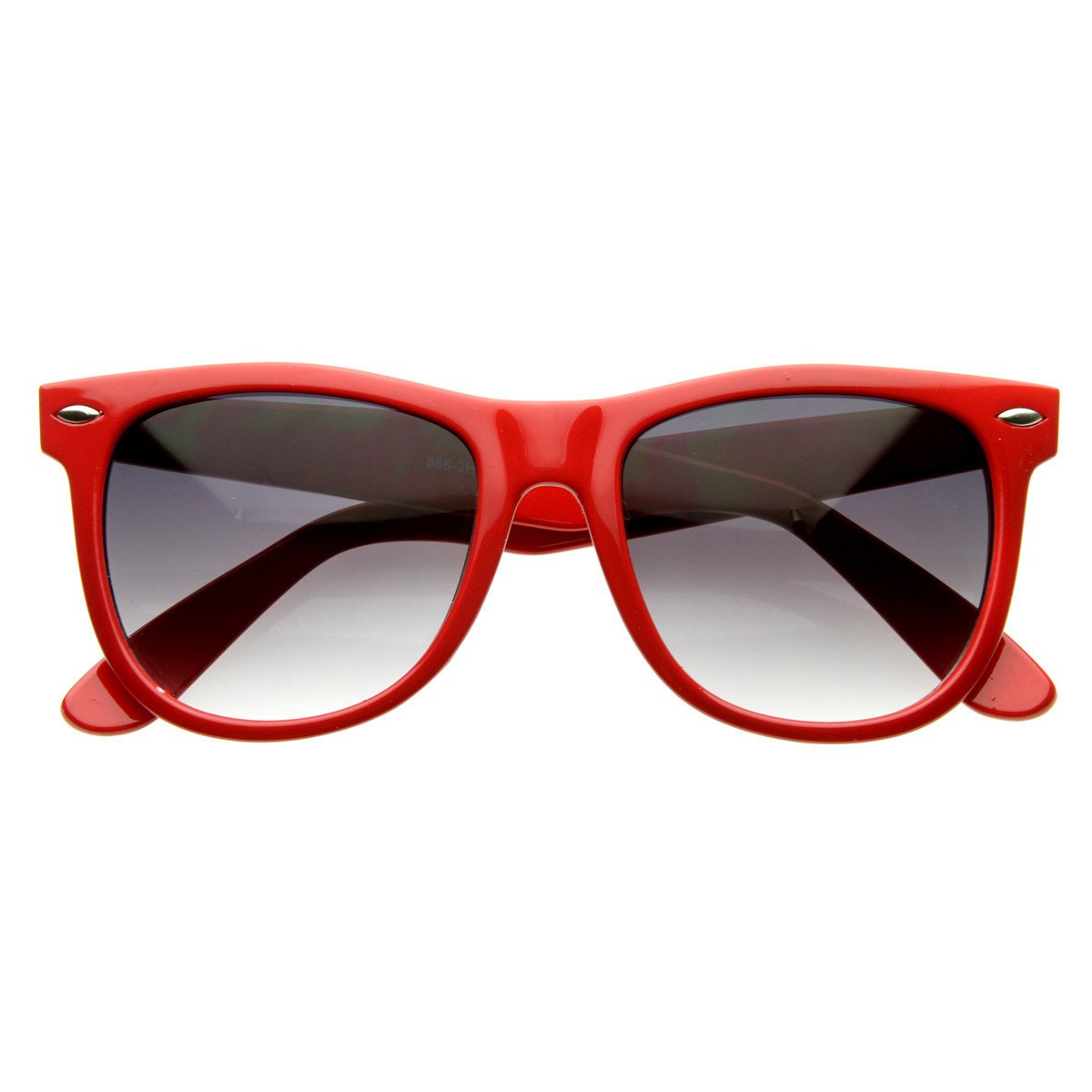 Classic Retro Large Colorful Horned Rim Sunglasses 2767 from zeroUV