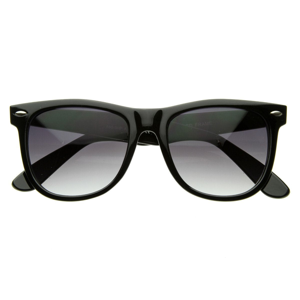 Classic Retro Large Colorful Horned Rim Sunglasses 2767 from zeroUV