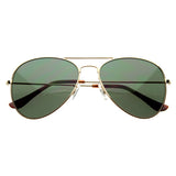 Celebrity Classic Metal Military Aviator Sunglasses 1041 from zeroUV