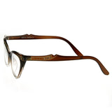 Vintage 1950's Womens Cat Eye Clear Lens Glasses 8783 from zeroUV