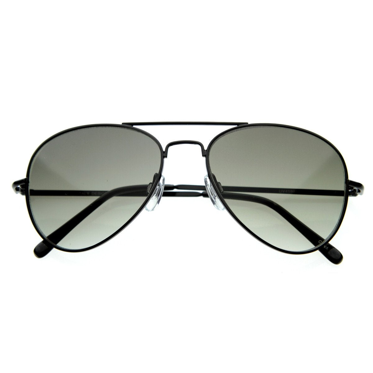 Medium Classic Retro Metal Frame Aviator Sunglasses 53mm 1372 from zeroUV