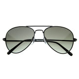 Medium Classic Retro Metal Frame Aviator Sunglasses 53mm 1372 from zeroUV