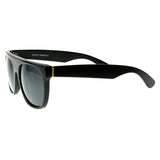 Hipster Super Flat Top Retro Horned Rim Sunglasses 8066 from zeroUV