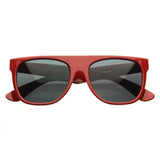 Hipster Super Flat Top Retro Horned Rim Sunglasses 8066 from zeroUV