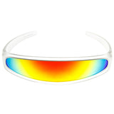 Retro Futuristic 1980's Disco Wrap Around Space Sunglasses 8964 from zeroUV