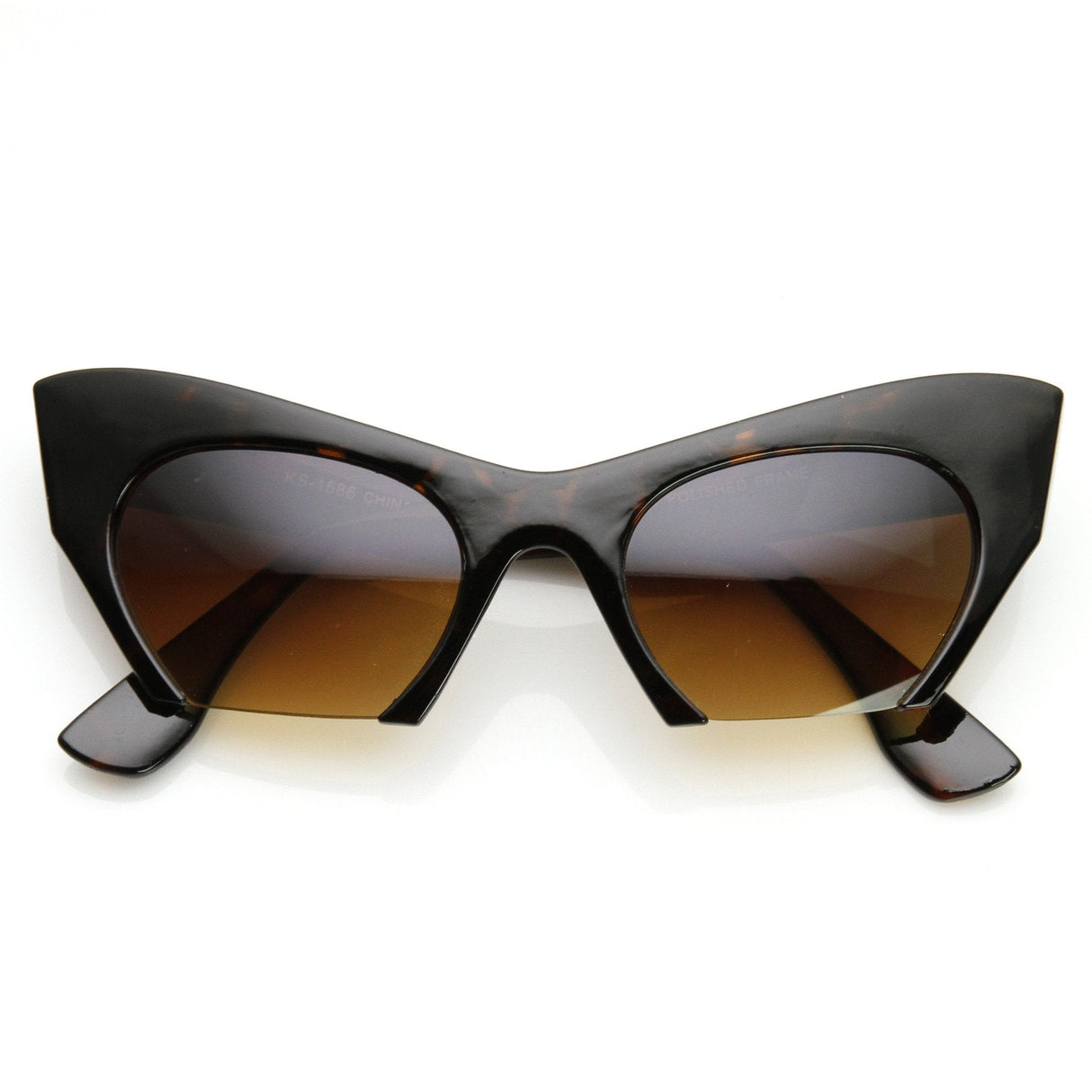 Women's Modern Cat Eye Bottom Cut Sunglasses 9232 from zeroUV