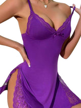 Laced Slit Sleep Dress from HeyShape
