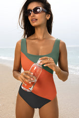 Oakleigh Padded Square Neck One Piece Swimsuit from Threaded Pear