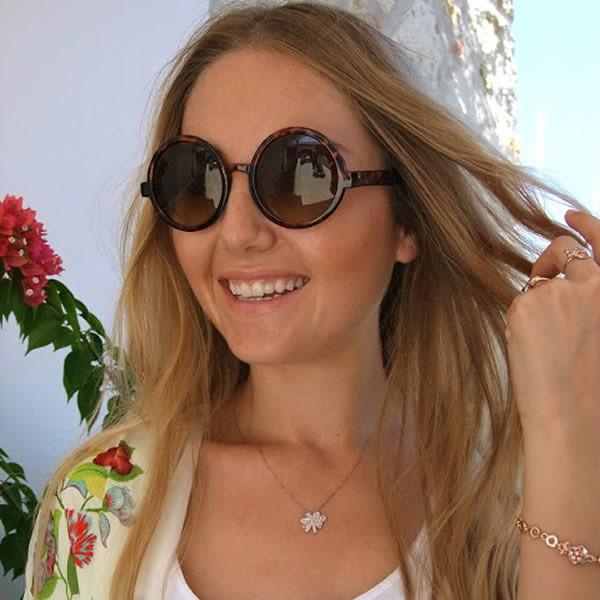 Retro Round Sunglasses Fashion Sunglasses 8754 from zeroUV