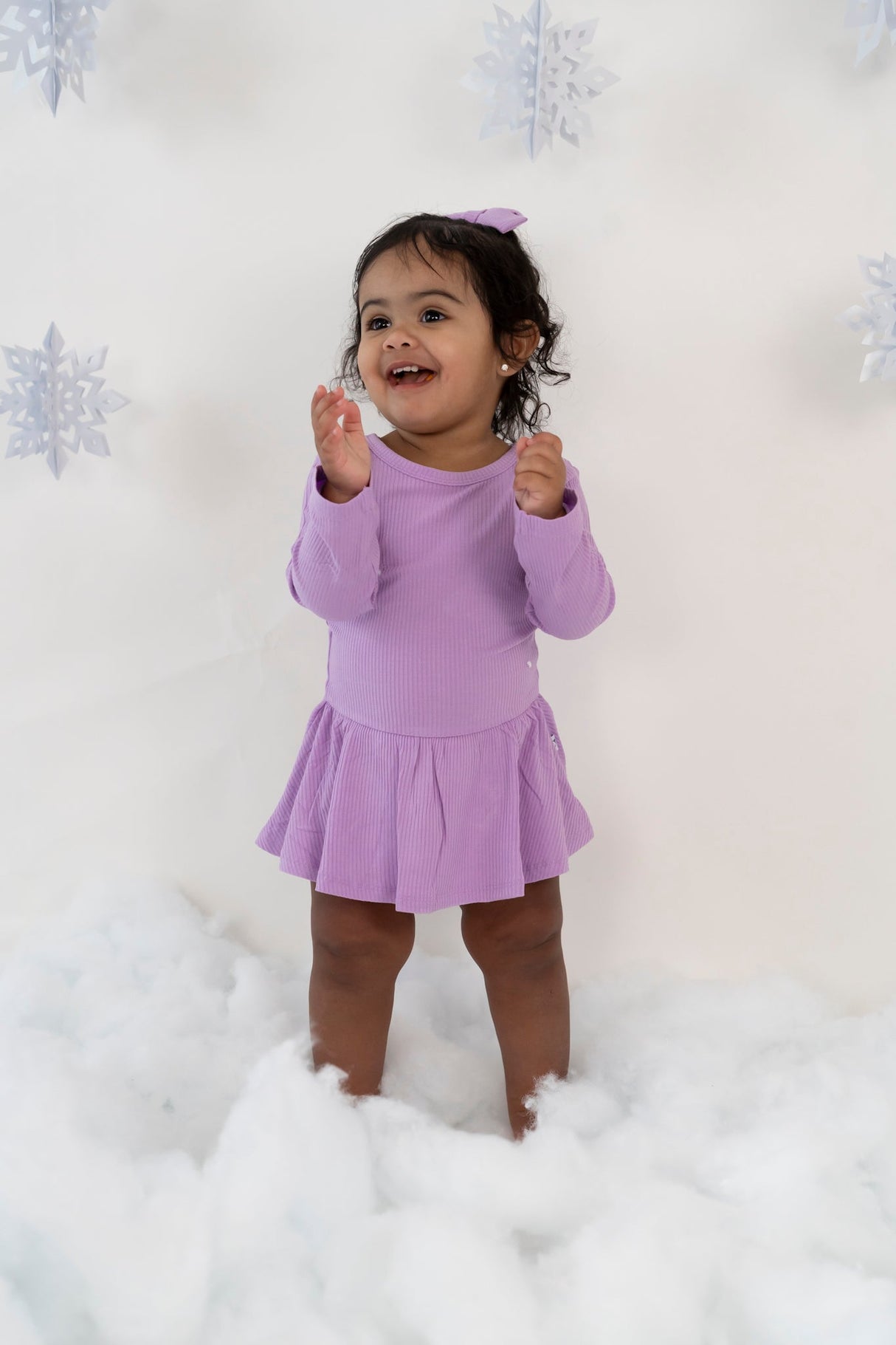 AMETHYST RIB DREAM BODYSUIT DRESS from DREAM BIG LITTLE CO