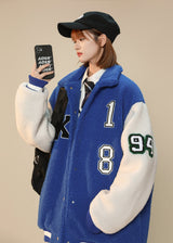 Women's Year 94 Furry Varsity Jacket from Niepce Inc