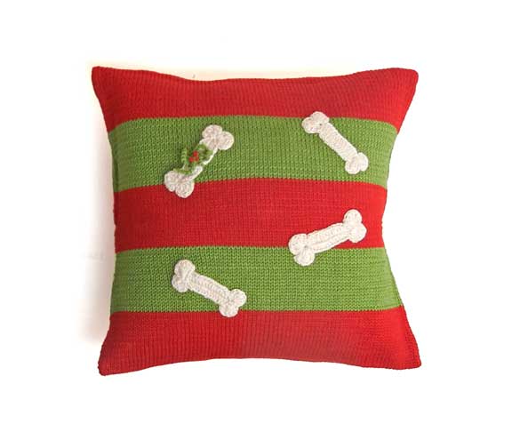 Dog Bone 10" Pillow from Melange Collection