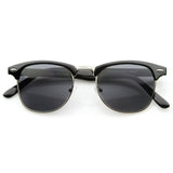 Indie Half Frame Horned Rim Vintage Inspired Sunglasses 2934 from zeroUV