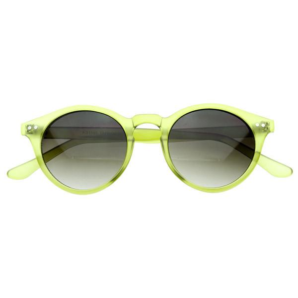 Vintage Inspired Key Hole Round Spectacles P3 Sunglasses 7055 from zeroUV