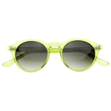 Vintage Inspired Key Hole Round Spectacles P3 Sunglasses 7055 from zeroUV