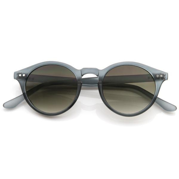 Vintage Inspired Key Hole Round Spectacles P3 Sunglasses 7055 from zeroUV