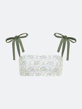 MADAKET REVERSIBLE BIKINI TOP - FLORAL TILE From ELYSIIAN