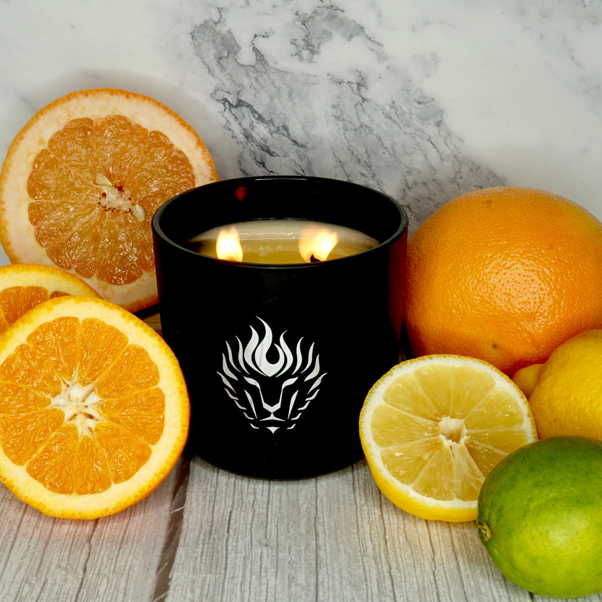 Citrus Blast Candle from The Lion's Den Candle Company
