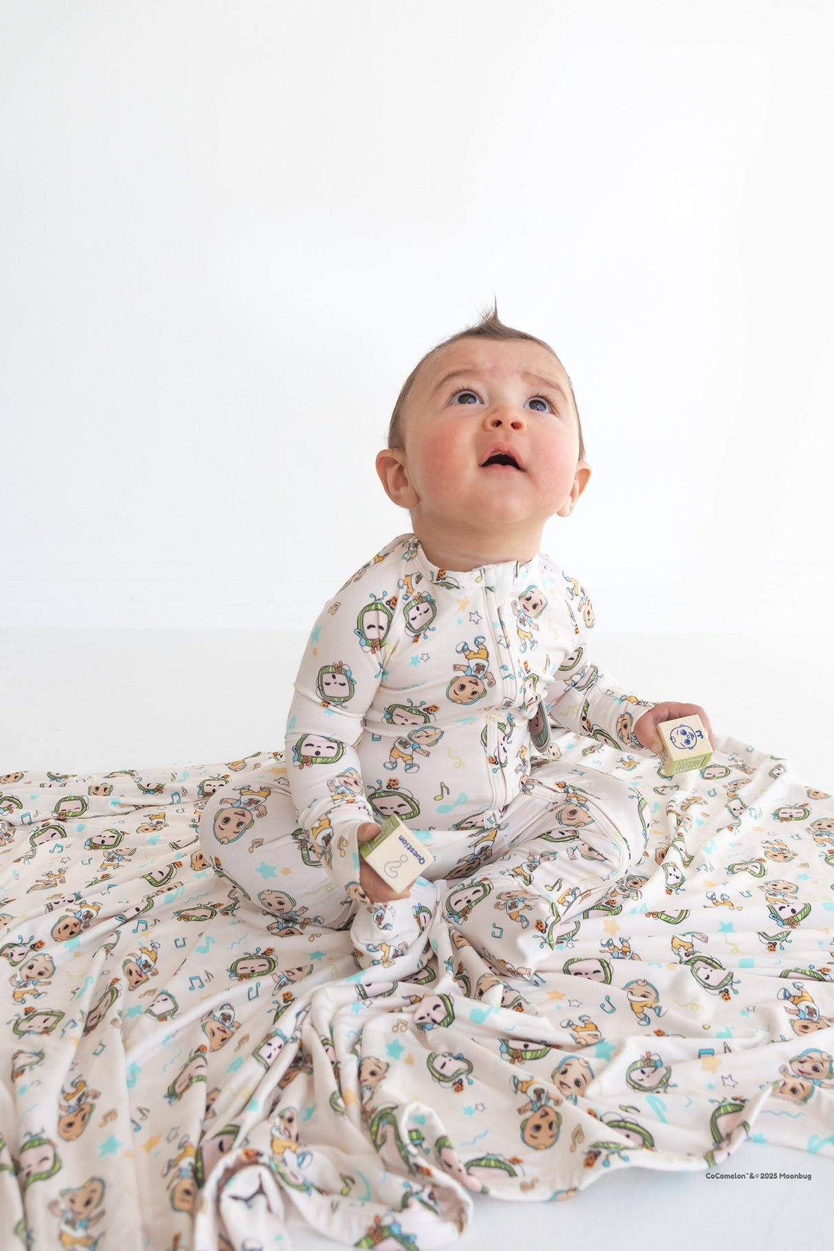 Dream Big Little Co x CoComelon JJ MUSICAL MELON DREAM ROMPER from DREAM BIG LITTLE CO