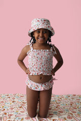 FUN IN THE SUN DREAM SMOCKED TANKINI TWO PIECE SWIM SUIT from DREAM BIG LITTLE CO
