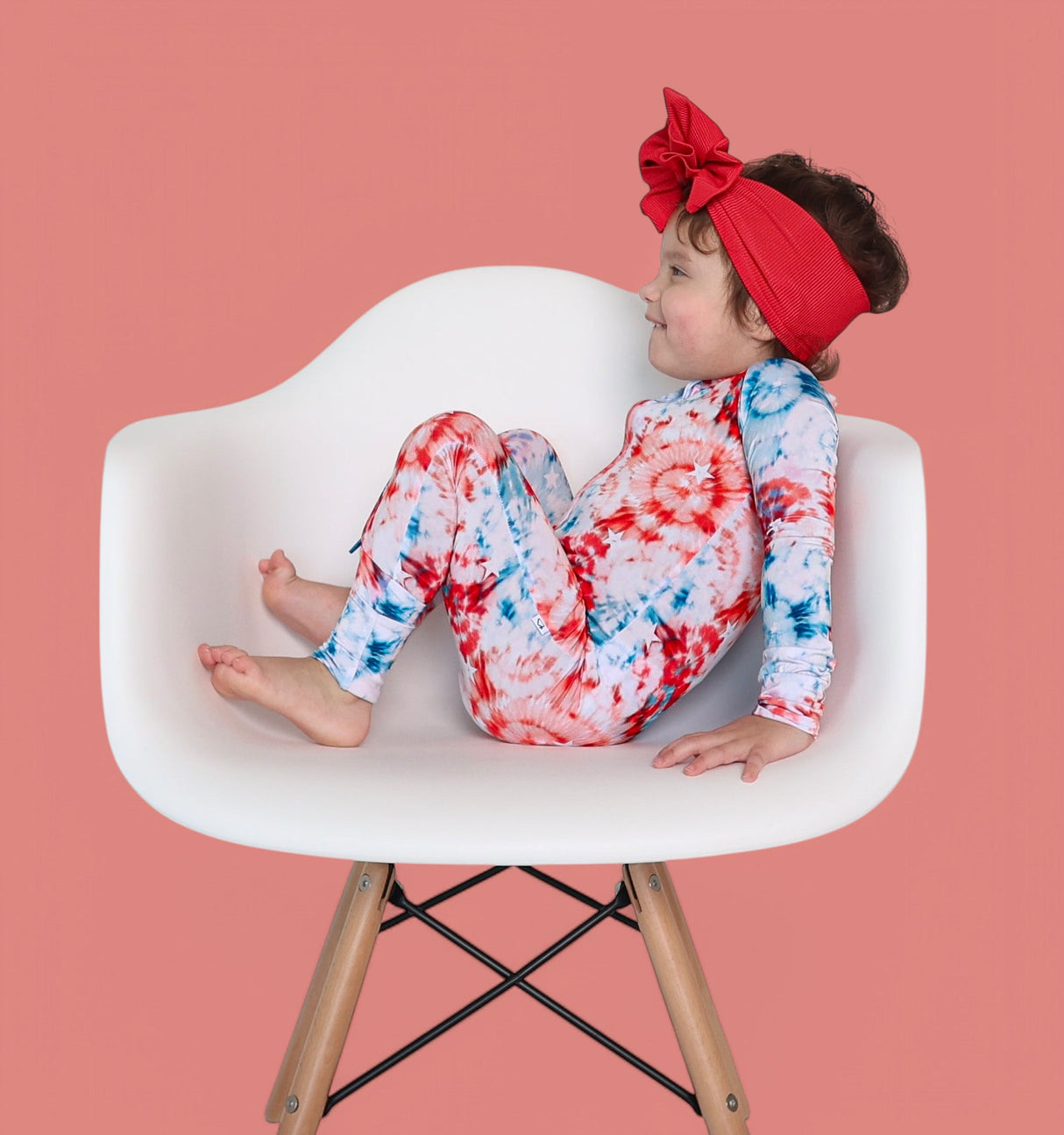 STARRY TIE DYE DREAM ROMPER from DREAM BIG LITTLE CO