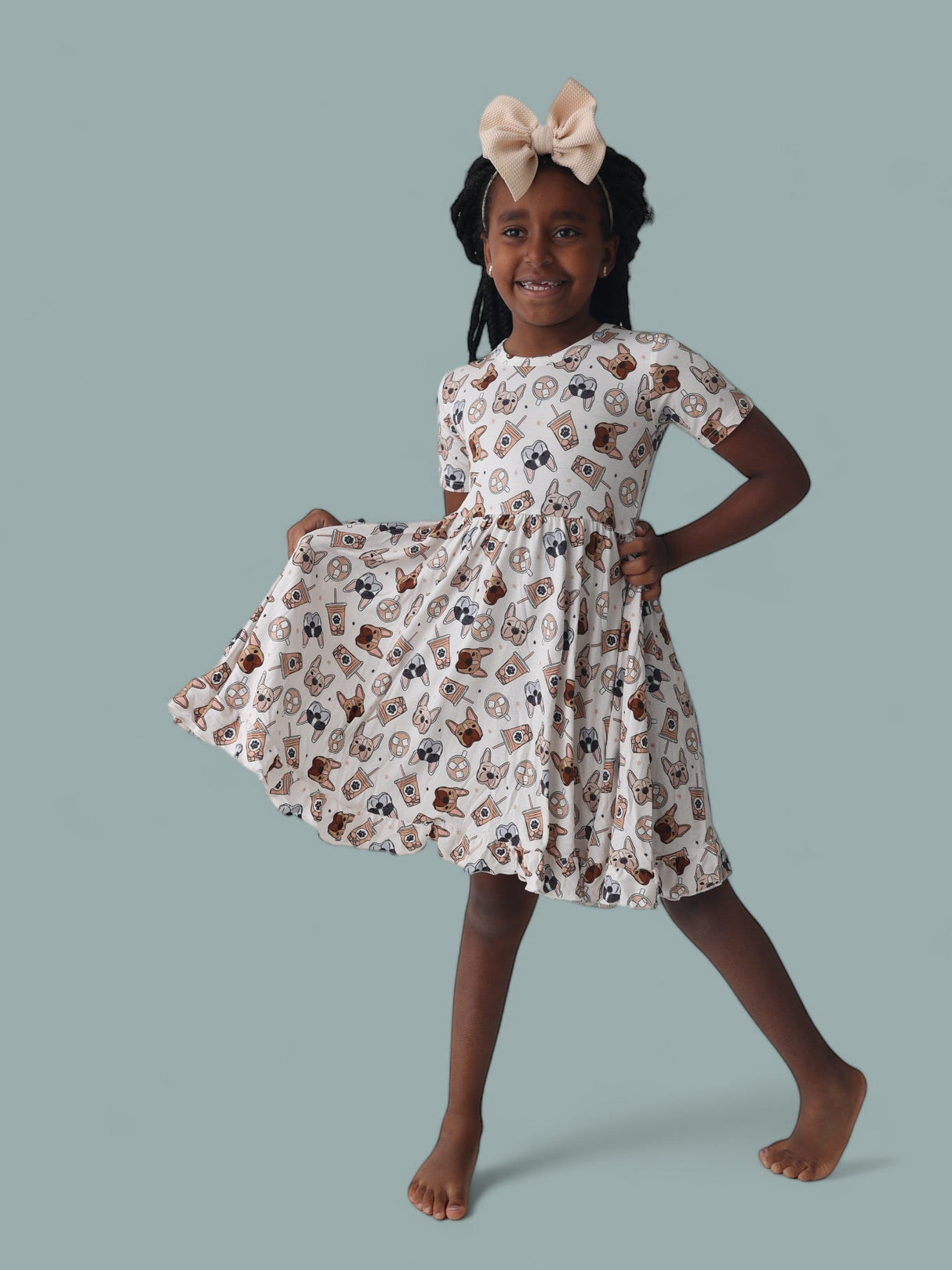 EXCLUSIVE PUP CUPS DREAM RUFFLE DRESS from DREAM BIG LITTLE CO