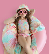 RAINBOW CLOUDS DREAM SMOCKED TANKINI TWO PIECE SWIM SUIT from DREAM BIG LITTLE CO