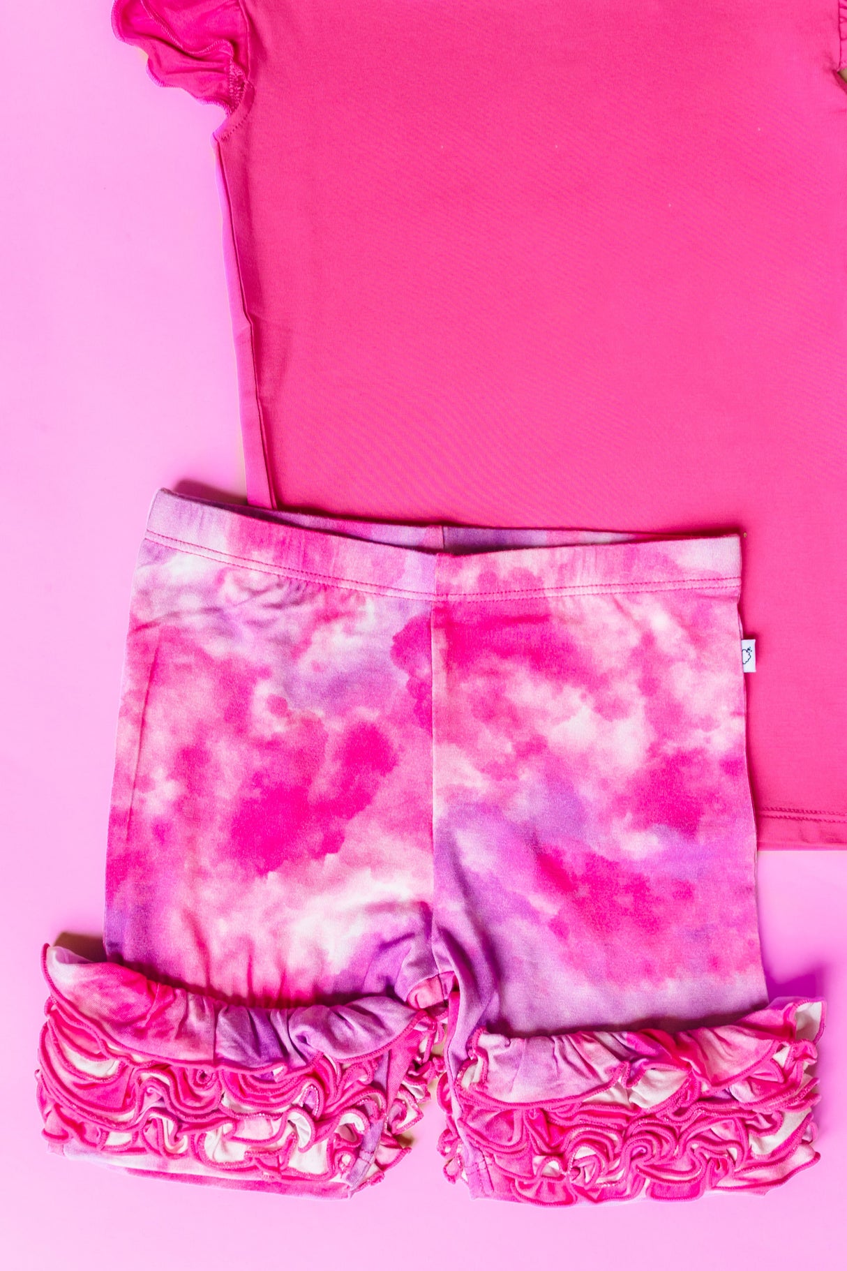 CANDY CLOUDS DREAM RUFFLE SHORTS from DREAM BIG LITTLE CO