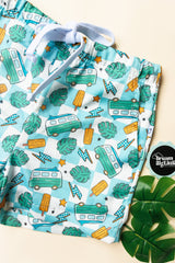 EXCLUSIVE CHECKED OUT FOR SUMMER DREAM SWIM TRUNKS from DREAM BIG LITTLE CO